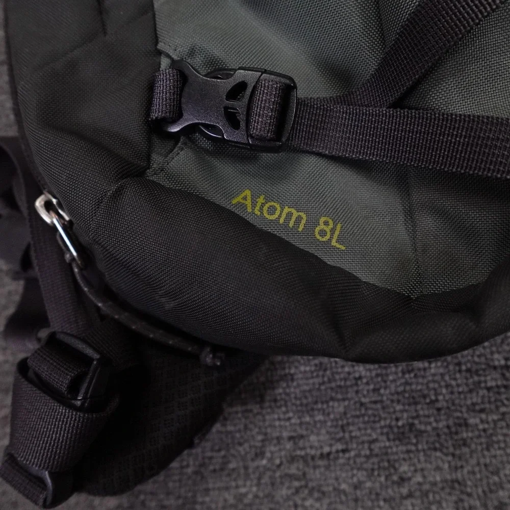 Patagonia Gray Atom 8L Sling Backpack Soft Case Adjustable Straps Men Daypack